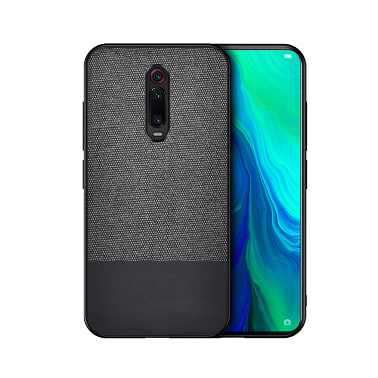 Shockproof Splicing PU + Cloth Protective Case for Xiaomi Redmi K20 Pro