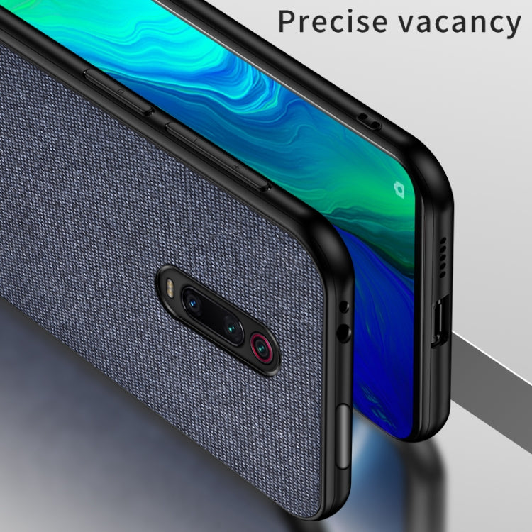 Shockproof Splicing PU + Cloth Protective Case for Xiaomi Redmi K20 Pro