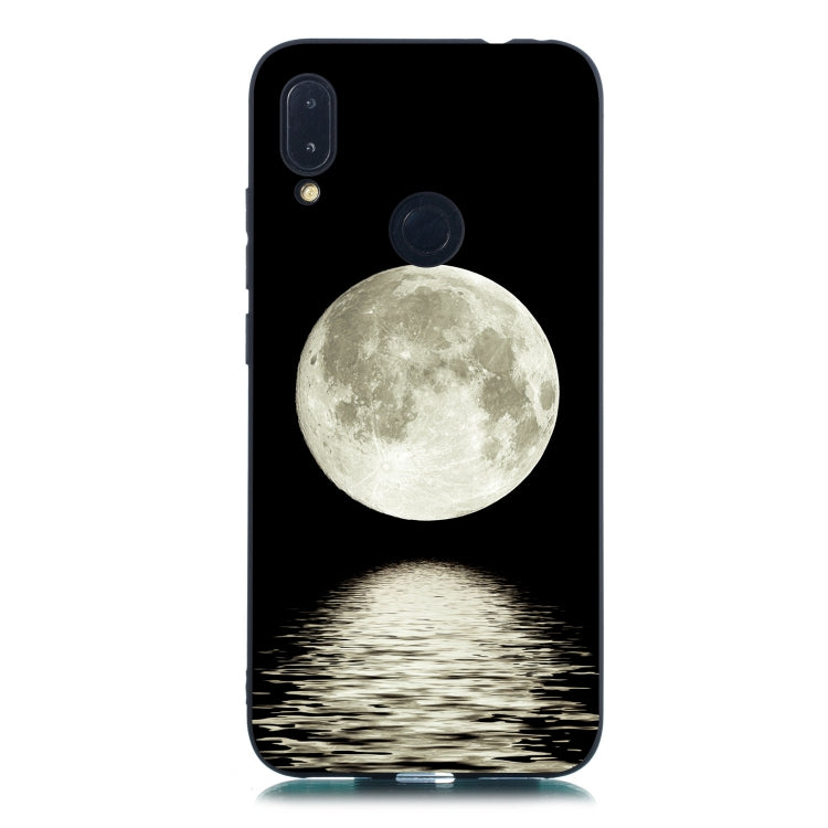 Moon Painted Pattern Soft TPU Case for Xiaomi Redmi 7