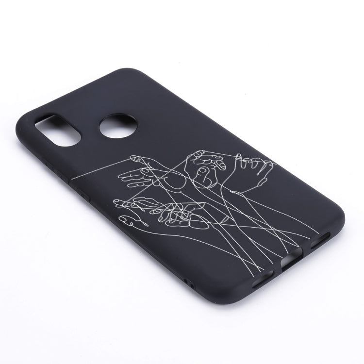 Five Hands Painted Pattern Soft TPU Case for Xiaomi Mi 8