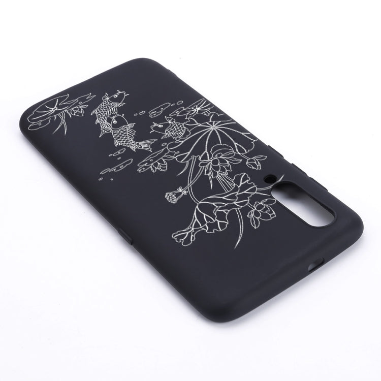 Lotus Pond Painted Pattern Soft TPU Case for Xiaomi Mi 9