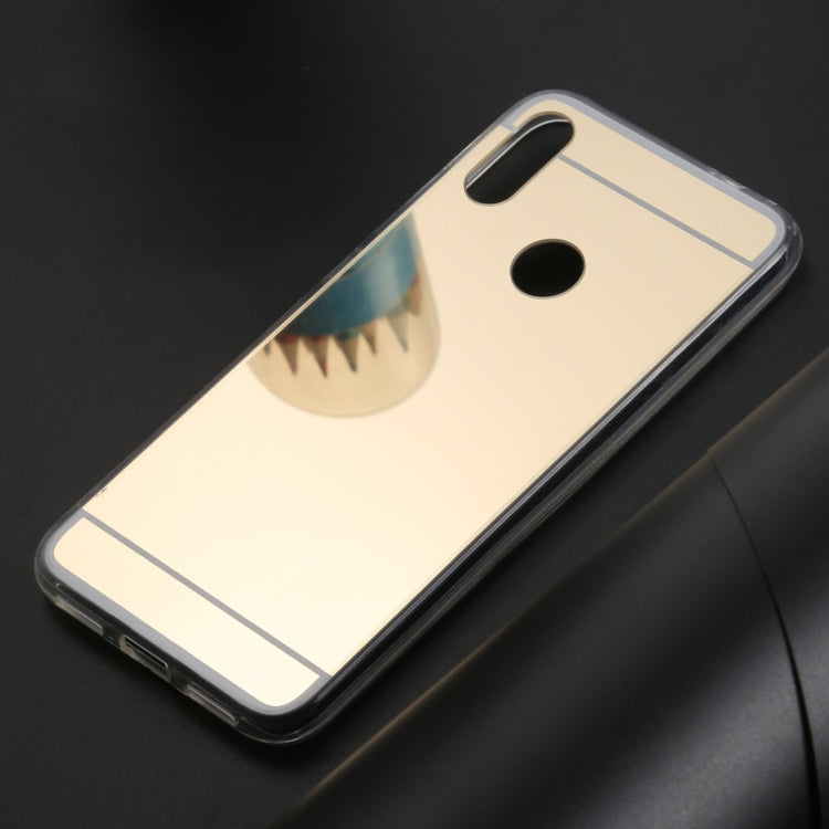 Ultra-thin Electroplating Mirror Acrylic TPU Protective Back Cover Case for Xiaomi Redmi Note 7 (Gold)