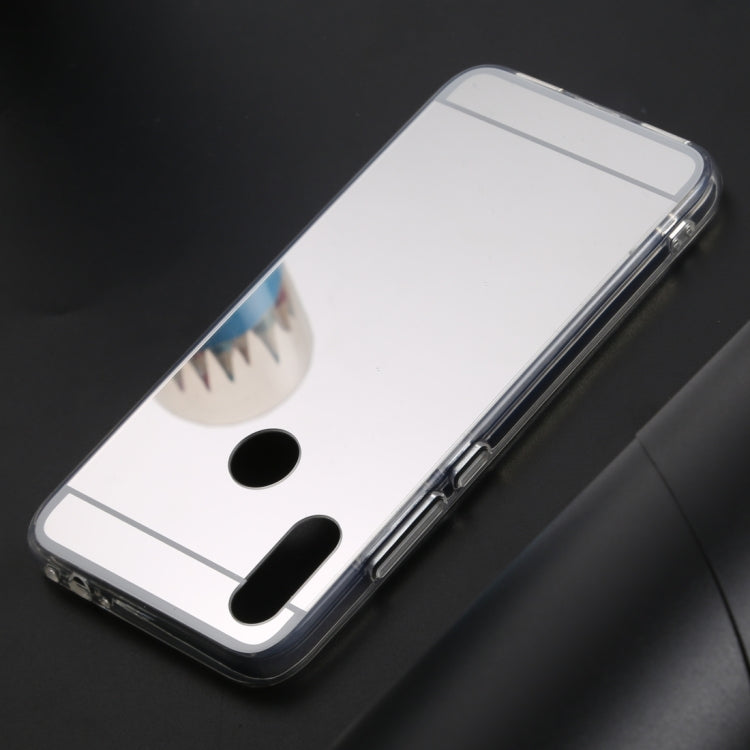 Ultra-thin Electroplating Mirror Acrylic TPU Protective Back Cover Case for Xiaomi Redmi 7 (Silver)