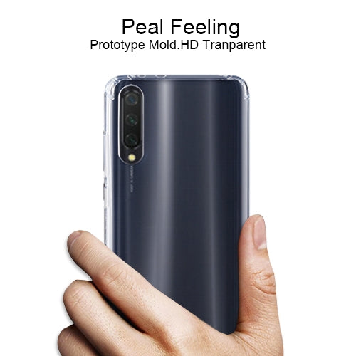 For Xiaomi Mi CC9e Four-Corner Shockproof Ultra-Thin Transparent TPU Case