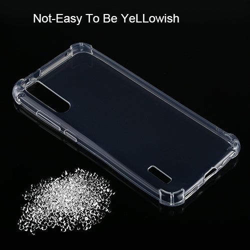 For Xiaomi Mi CC9e Four-Corner Shockproof Ultra-Thin Transparent TPU Case