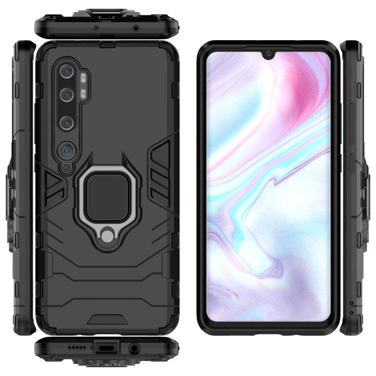 For Xiaomi Mi CC9 Pro / Mi Note 10 / Mi Note 10 Pro PC + TPU Shockproof Protective Case with Magnetic Ring Holder