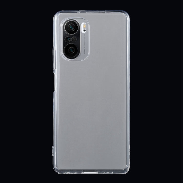 For Xiaomi Redmi K40 0.75mm Ultra-thin Transparent TPU Soft Protective Case(Transparent)