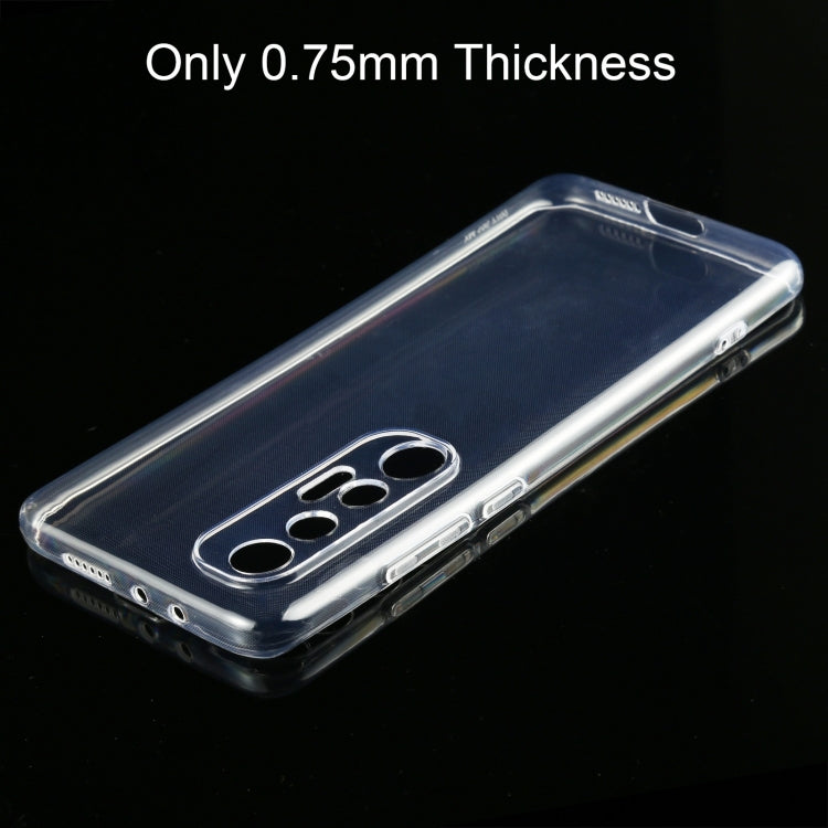 For Xiaomi Mi 10S 0.75mm Ultra-thin Transparent TPU Soft Protective Case (Transparent)