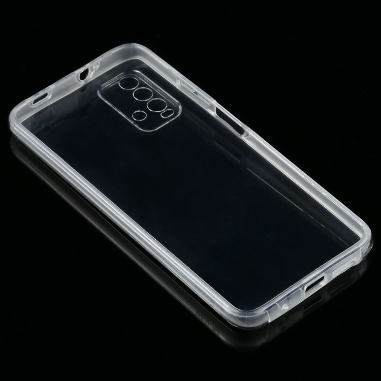 For Xiaomi Redmi Note 9 4G PC+TPU Ultra-Thin Double-Sided All-Inclusive Transparent Mobile Phone Case