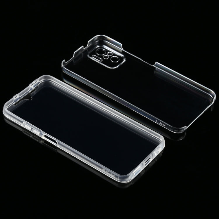 For Xiaomi Redmi Note 10 PC+TPU Ultra-Thin Double-Sided All-Inclusive Transparent Case