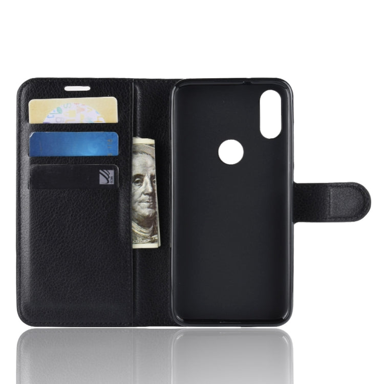 Litchi Texture Horizontal Flip Leather Case for Xiaomi Mi Play, with Wallet & Holder & Card Slots