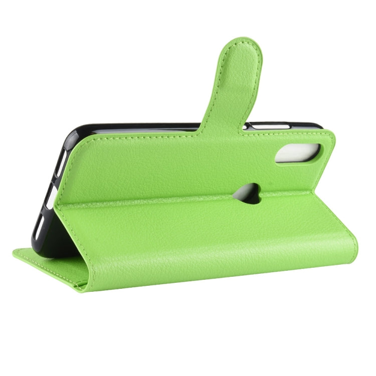 Litchi Texture Horizontal Flip Leather Case for Xiaomi Mi Play, with Wallet & Holder & Card Slots