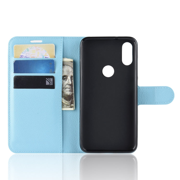 Litchi Texture Horizontal Flip Leather Case for Xiaomi Mi Play, with Wallet & Holder & Card Slots