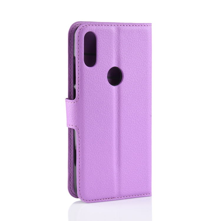 Litchi Texture Horizontal Flip Leather Case for Xiaomi Mi Play, with Wallet & Holder & Card Slots