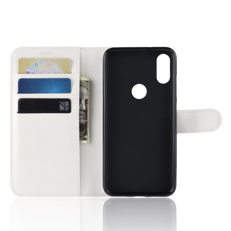 Litchi Texture Horizontal Flip Leather Case for Xiaomi Mi Play, with Wallet & Holder & Card Slots