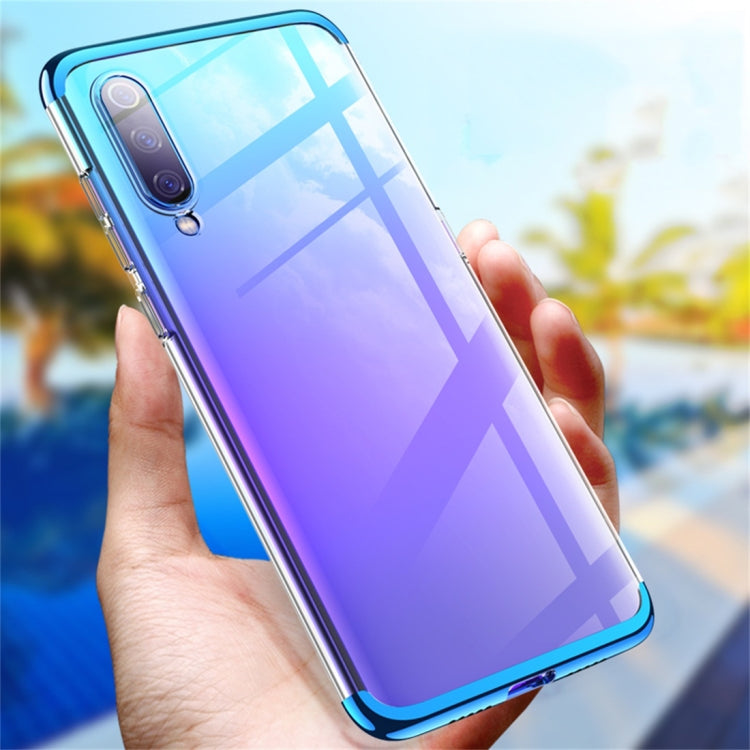 GKK Electroplating Transparent Case for Xiaomi Mi 9(Blue)