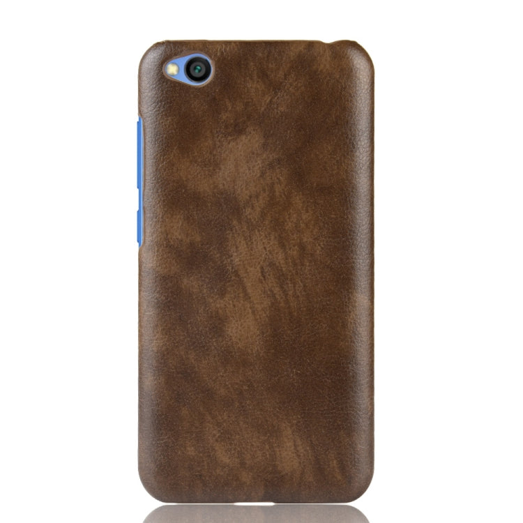 Shockproof Litchi Texture PC + PU Protective Case for Xiaomi Redmi Go