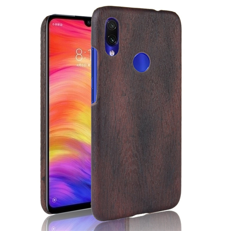 Wood Texture PC +PU Protective Case for Xiaomi Redmi Note 7