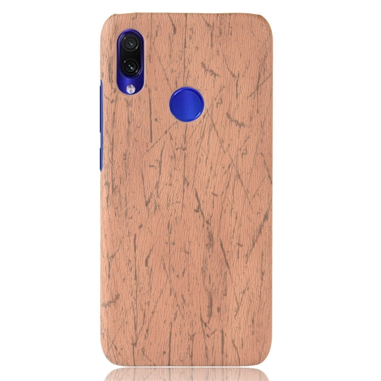 Wood Texture PC +PU Protective Case for Xiaomi Redmi Note 7