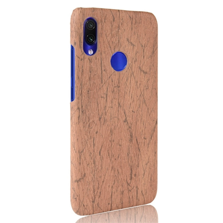 Wood Texture PC +PU Protective Case for Xiaomi Redmi Note 7