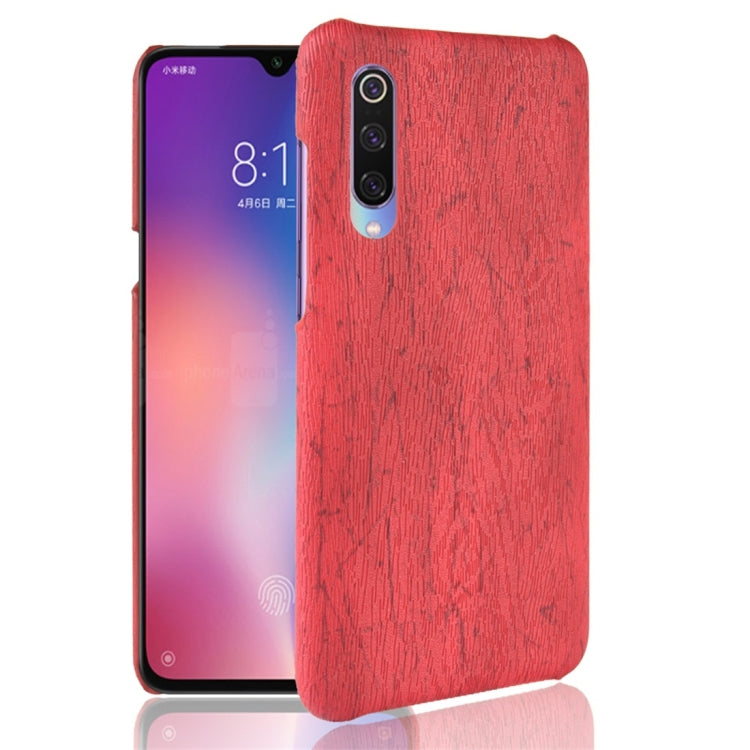 Wood Texture PC +PU Protective Case for Xiaomi Mi 9 SE
