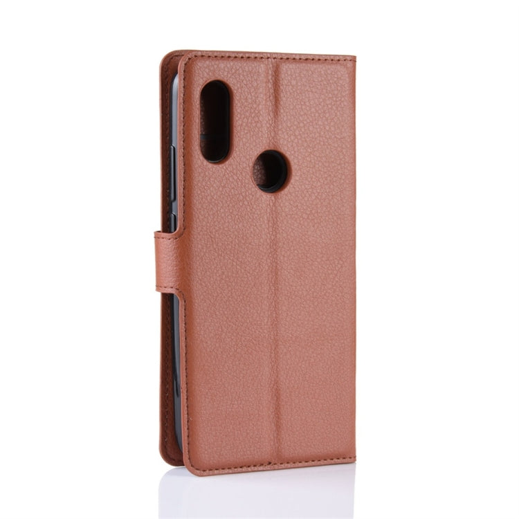 Litchi Texture Horizontal Flip Leather Case for Xiaomi Redmi 7, with Wallet & Holder & Card Slots