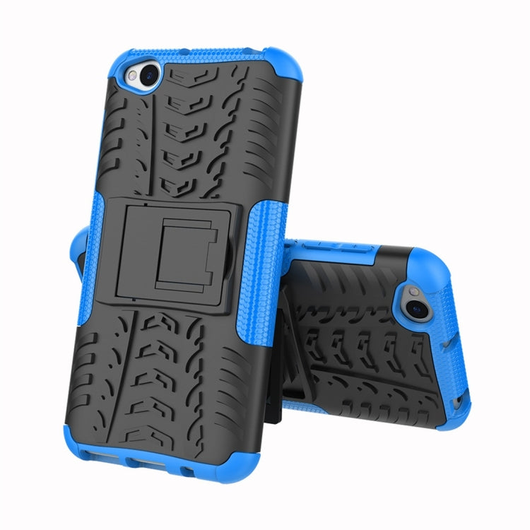 Tire Texture TPU+PC Shockproof Protective Case for Xiaomi Redmi Go, with Holder