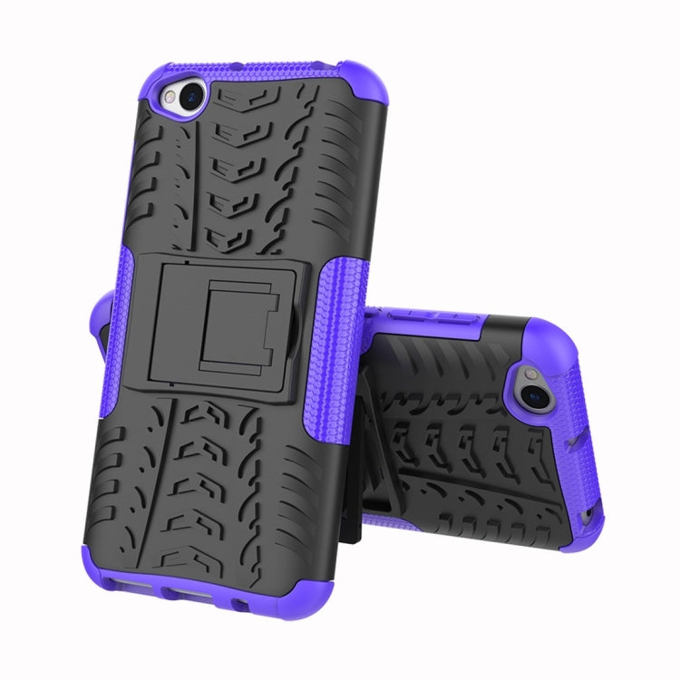 Tire Texture TPU+PC Shockproof Protective Case for Xiaomi Redmi Go, with Holder