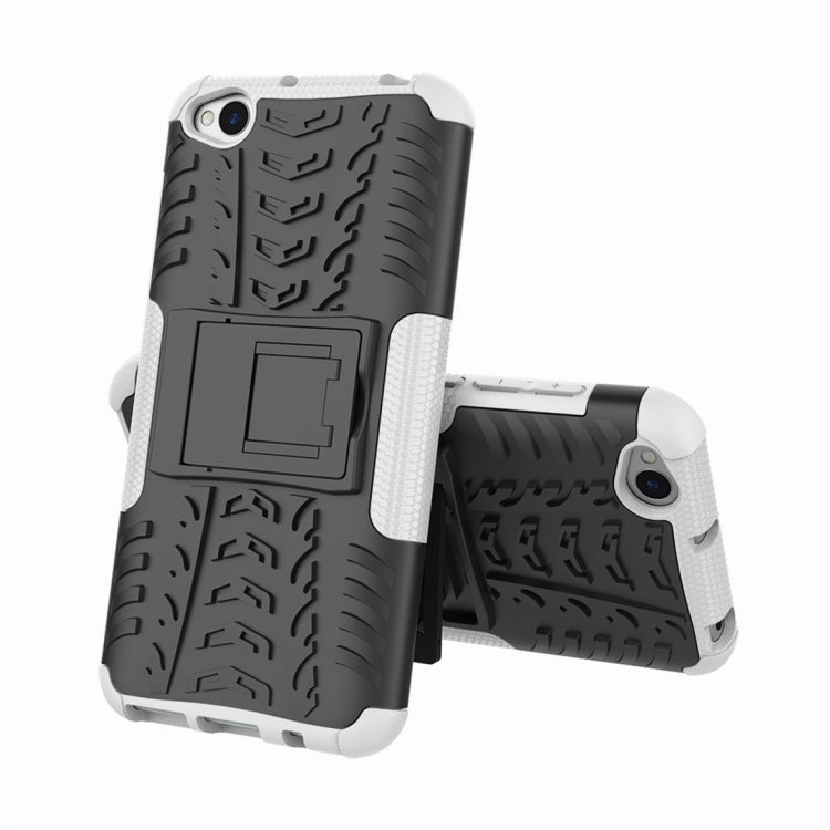 Tire Texture TPU+PC Shockproof Protective Case for Xiaomi Redmi Go, with Holder