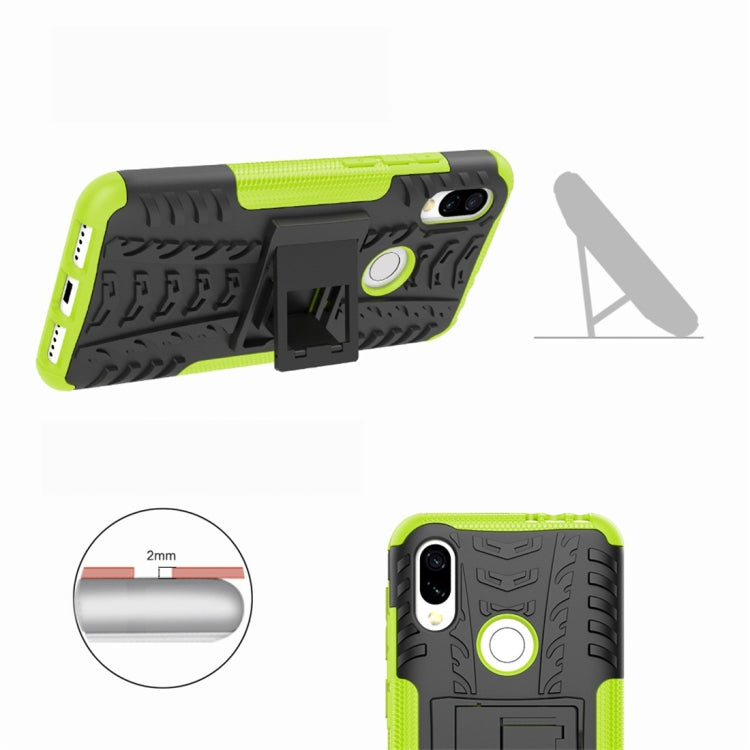 Tire Texture TPU+PC Shockproof Protective Case for Xiaomi Redmi 7, with Holder