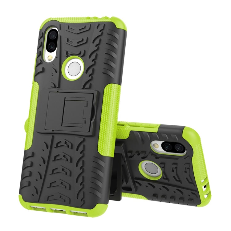 Tire Texture TPU+PC Shockproof Protective Case for Xiaomi Redmi 7, with Holder