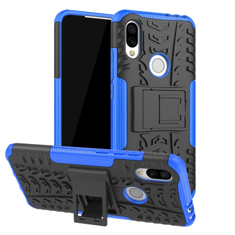 Tire Texture TPU+PC Shockproof Protective Case for Xiaomi Redmi 7, with Holder