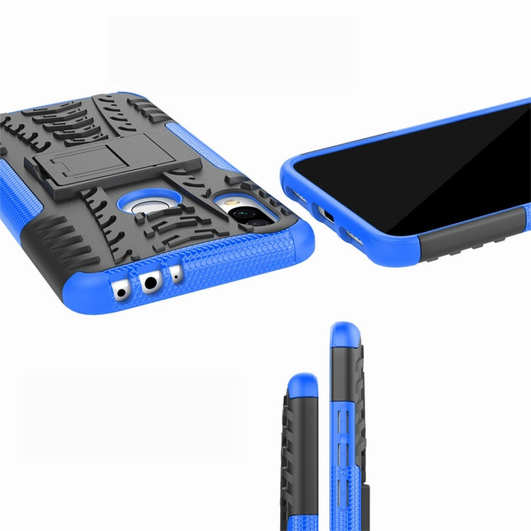 Tire Texture TPU+PC Shockproof Protective Case for Xiaomi Redmi 7, with Holder