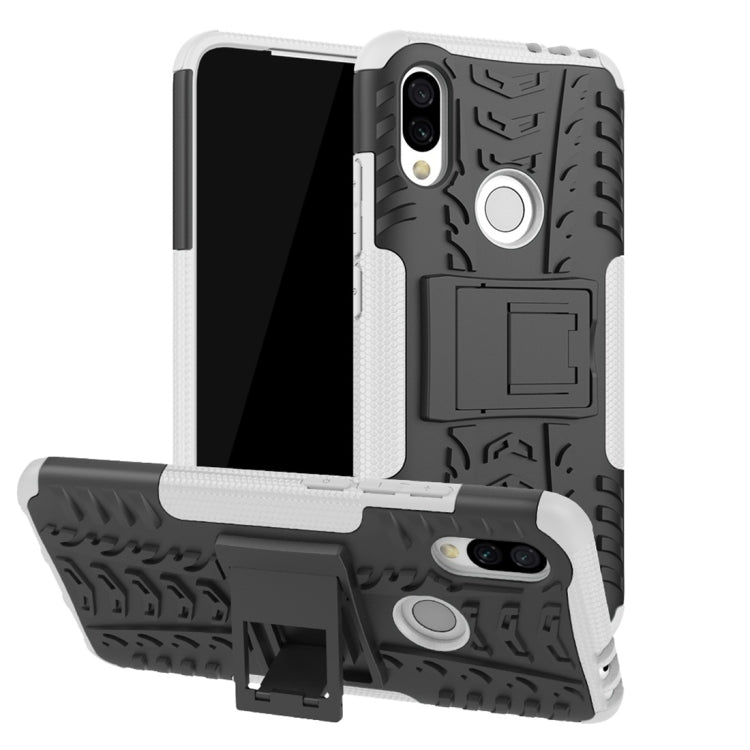 Tire Texture TPU+PC Shockproof Protective Case for Xiaomi Redmi 7, with Holder