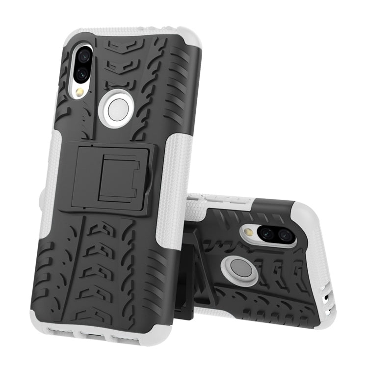 Tire Texture TPU+PC Shockproof Protective Case for Xiaomi Redmi 7, with Holder