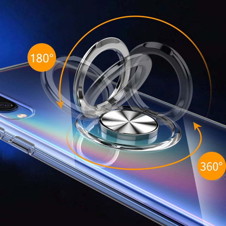 Ultra-thin TPU Protective Case for Xiaomi Mi 9, with 360 Degree Rotation Holder(Black)