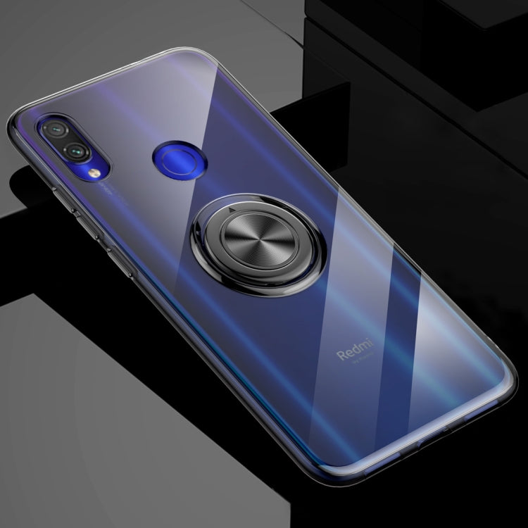 Ultra-thin TPU Protective Case for Xiaomi Redmi Note 7, with 360 Degree Rotation Holder