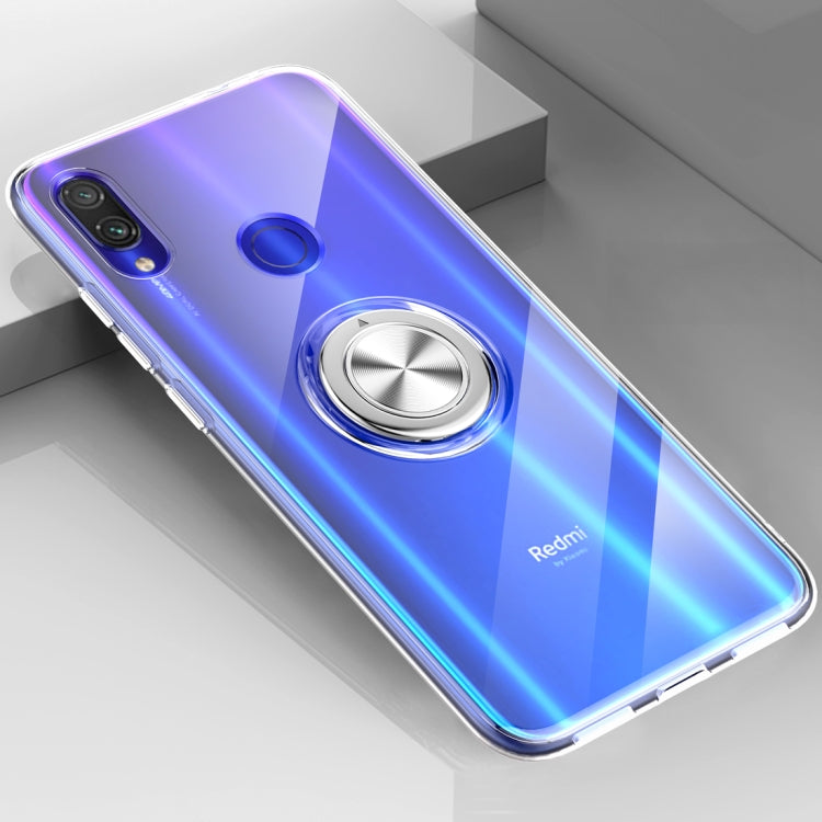 Ultra-thin TPU Protective Case for Xiaomi Redmi Note 7, with 360 Degree Rotation Holder