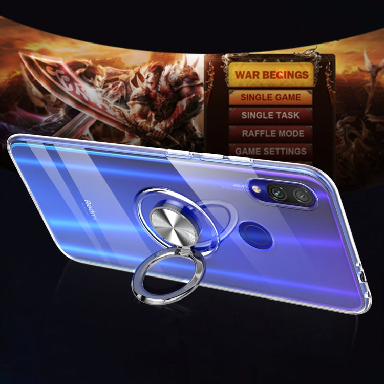 Ultra-thin TPU Protective Case for Xiaomi Redmi Note 7, with 360 Degree Rotation Holder