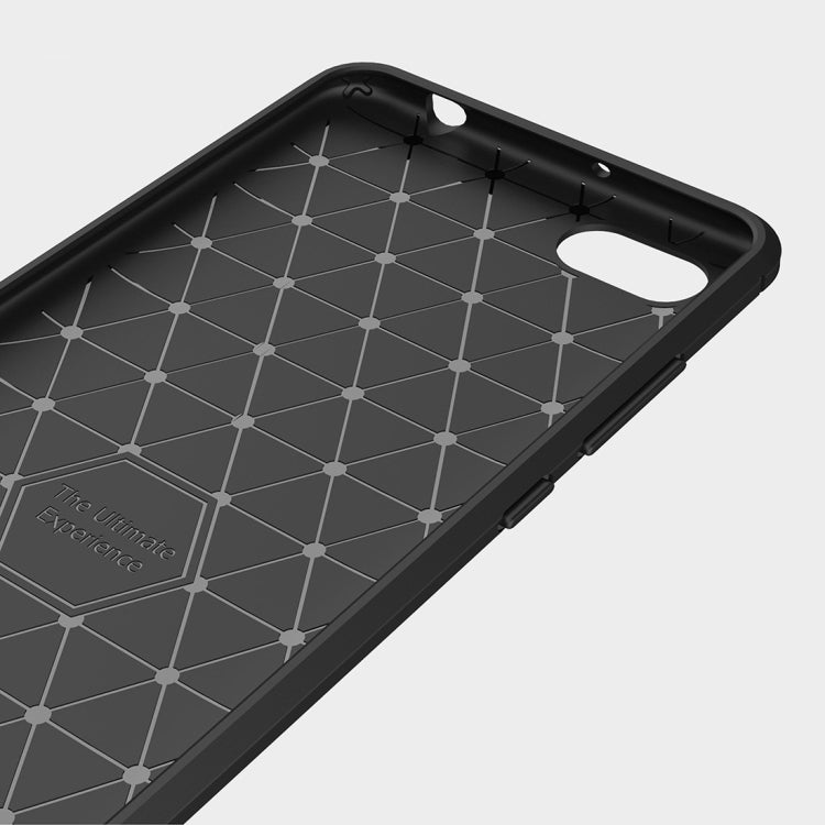 Brushed Texture Carbon Fiber Shockproof TPU Case for Xiaomi Redmi 6A