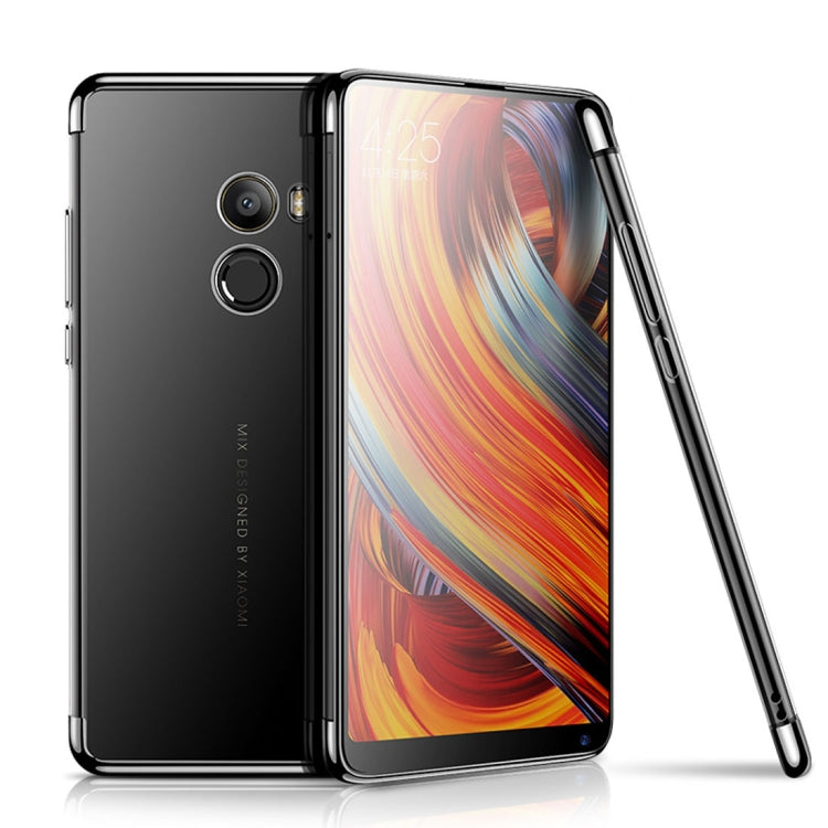 CAFELE for Xiaomi Mi Mix 2 Ultra-thin Electroplating Soft TPU Full Coverage Protective Back Cover Case