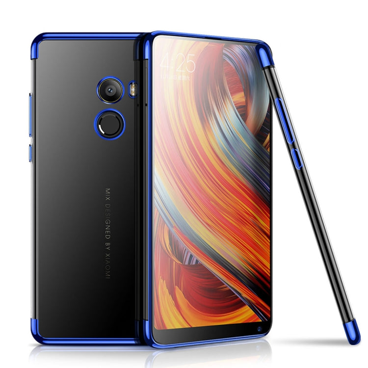CAFELE for Xiaomi Mi Mix 2 Ultra-thin Electroplating Soft TPU Full Coverage Protective Back Cover Case