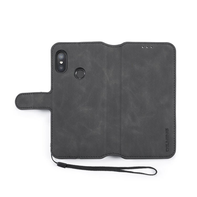 DG.MING Retro Oil Side Horizontal Flip Case for Xiaomi Redmi 6 Pro / MI A2 lite, with Holder & Card Slots & Wallet