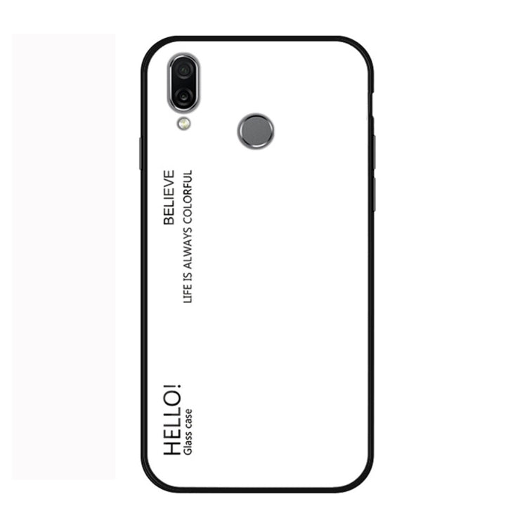 Gradient Color Glass Protective Case for Xiaomi Redmi Note 7