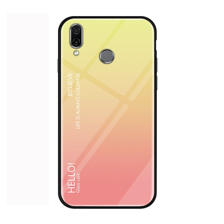 Gradient Color Glass Protective Case for Xiaomi Redmi Note 7
