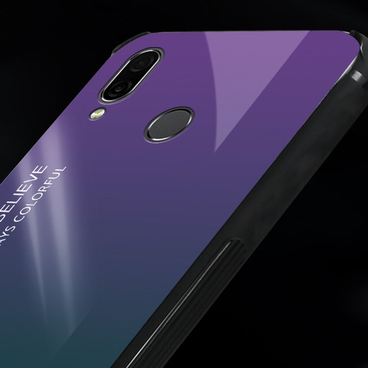 Gradient Color Glass Protective Case for Xiaomi Redmi Note 7
