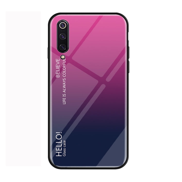 Gradient Color Glass Protective Case for Xiaomi Mi 9