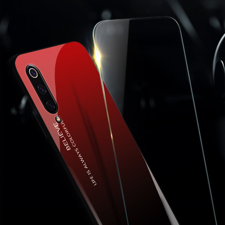 Gradient Color Glass Protective Case for Xiaomi Mi 9