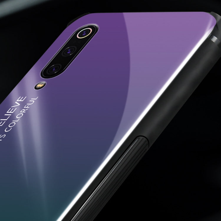 Gradient Color Glass Protective Case for Xiaomi Mi 9