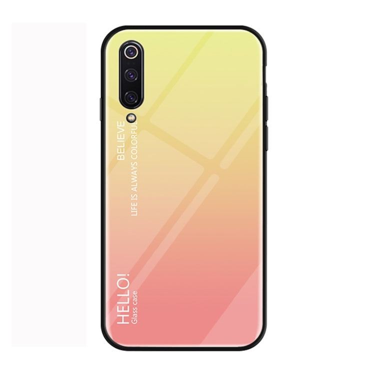 Gradient Color Glass Protective Case for Xiaomi Mi 9